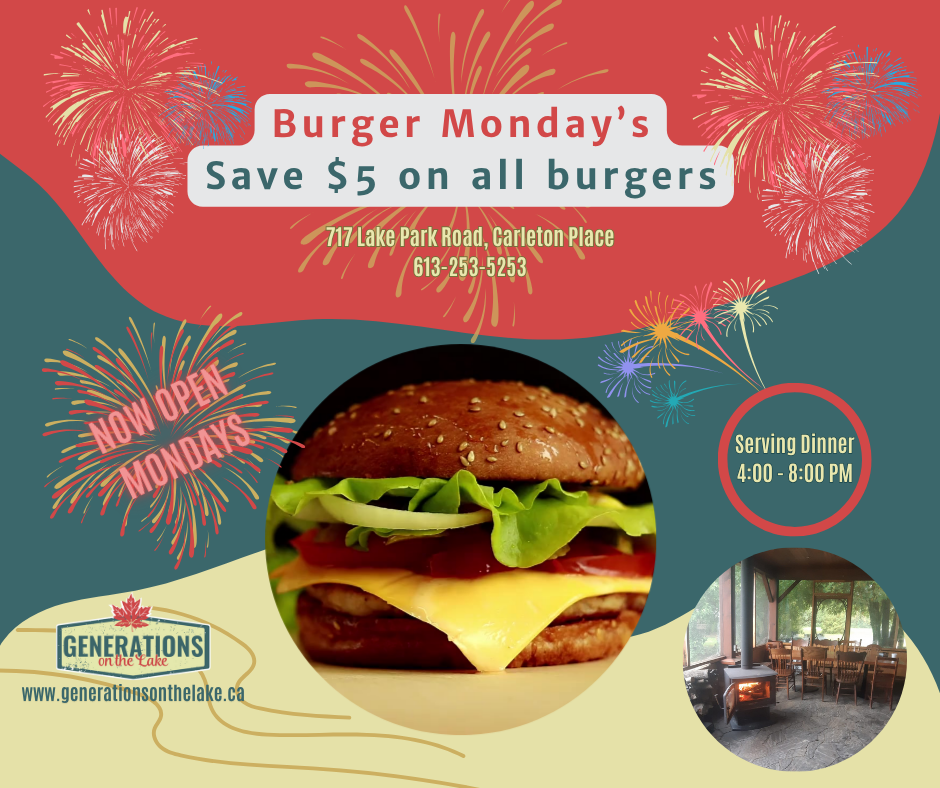 Burger Monday's Save $5
