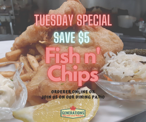 Tuesday Special Fish n' Chips